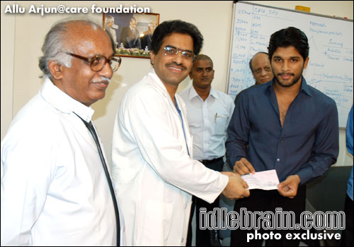 Allu Arjun donates