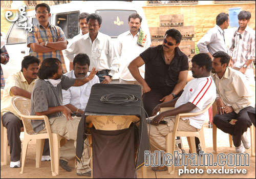 lakshmi working stills